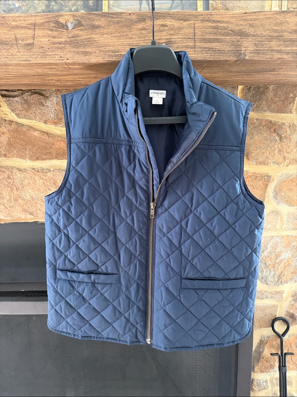Crewcuts  Size Large Quilted Navy Vest